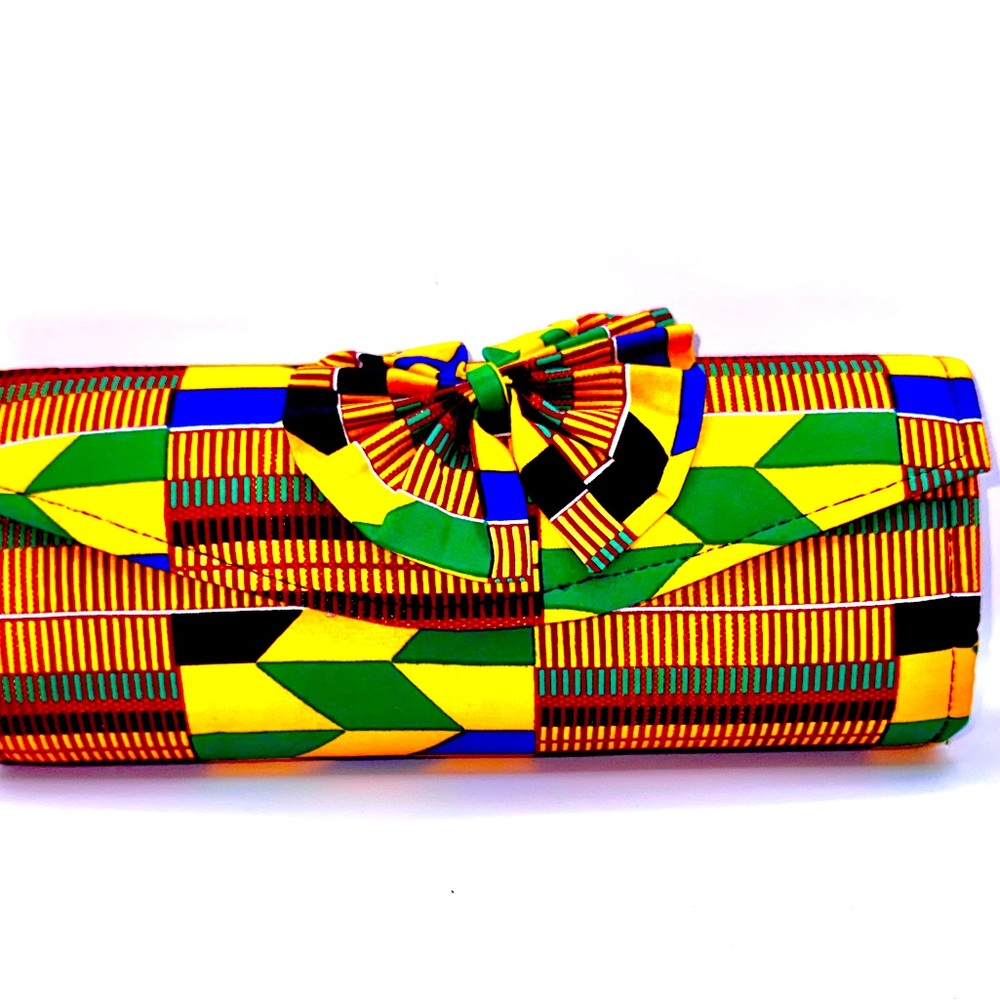 Authentic Ghana cloth bags clutch